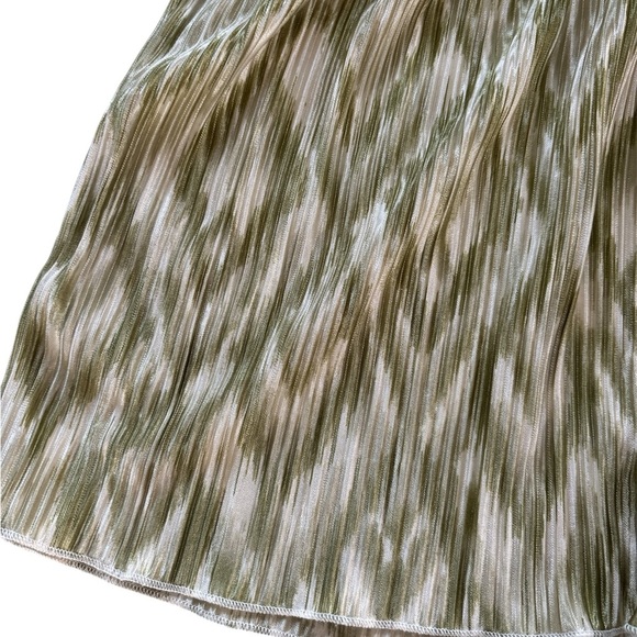 Almost Famous Oliveand Cream Striped Pajama Set - Picture 6 of 11